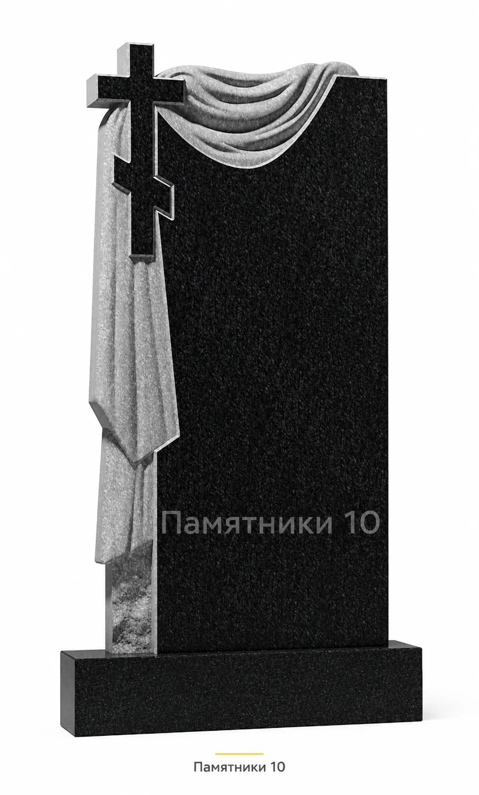 Памятник вертикальный резной РВ-106 из гранита