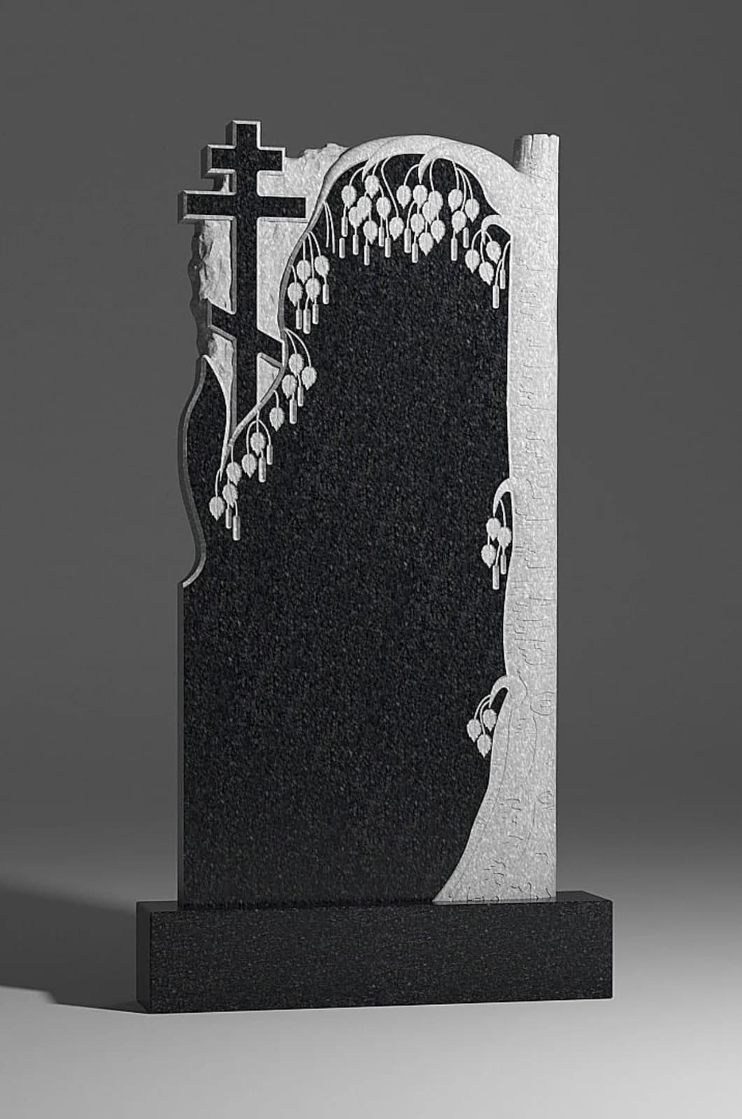 Памятник вертикальный резной РВ-167