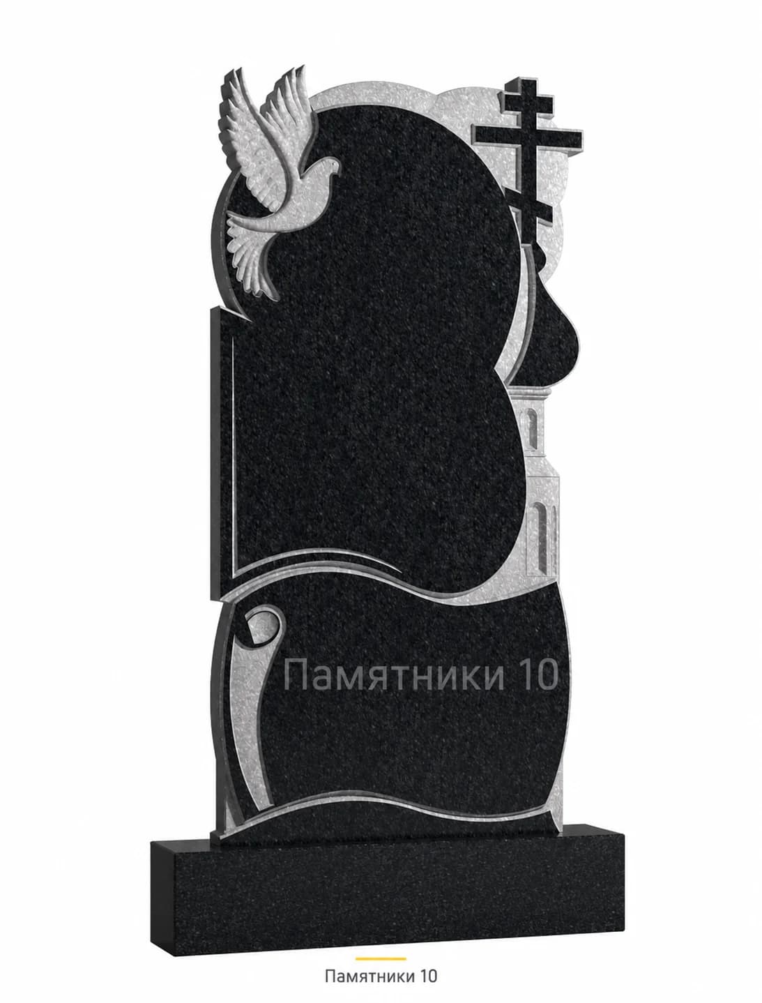 Памятник вертикальный резной РВ-189