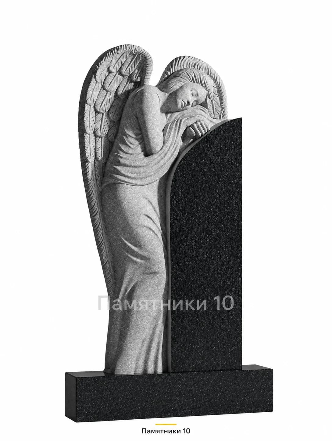 Памятник вертикальный резной РВ-151 из гранита