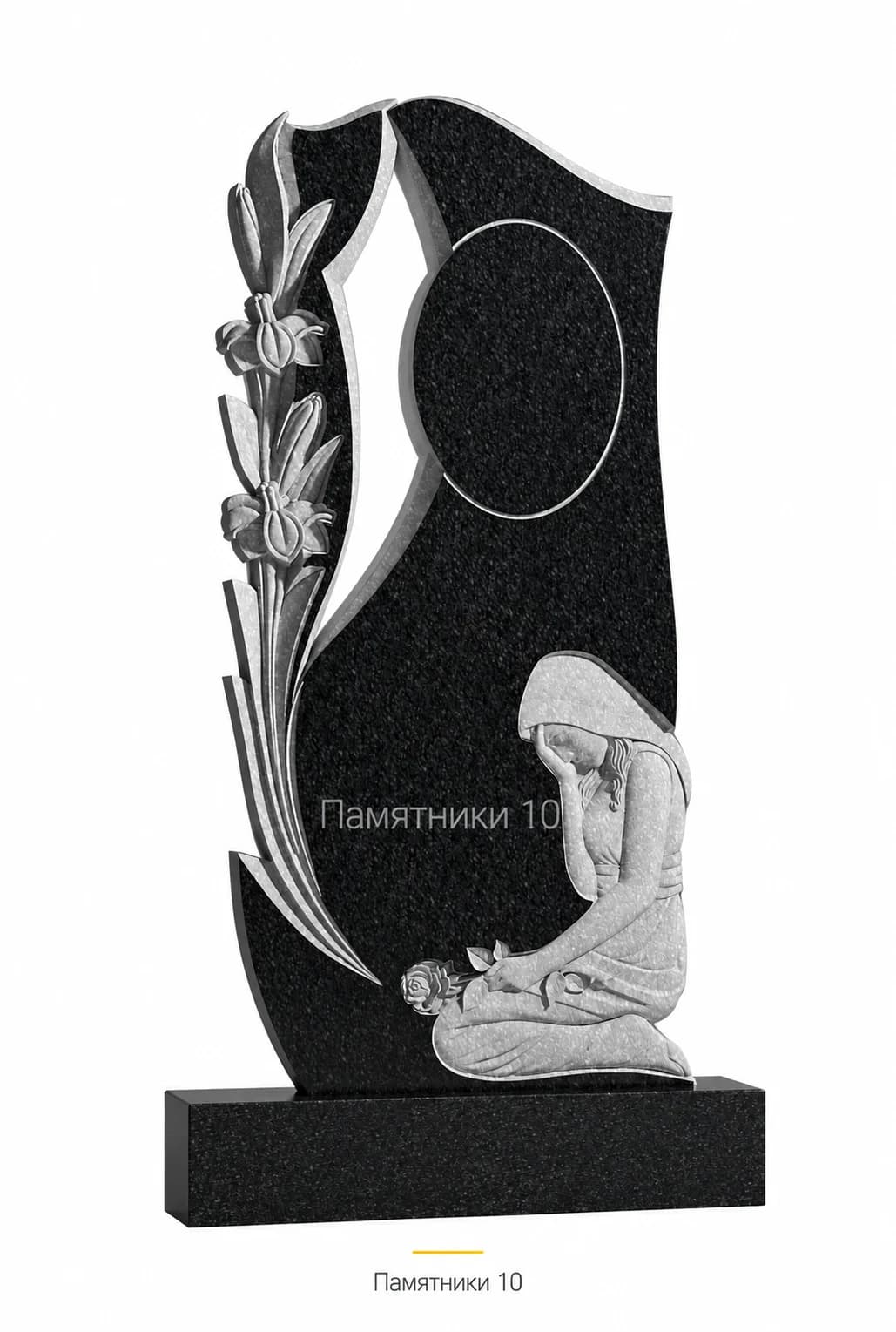 Памятник вертикальный резной РВ-244