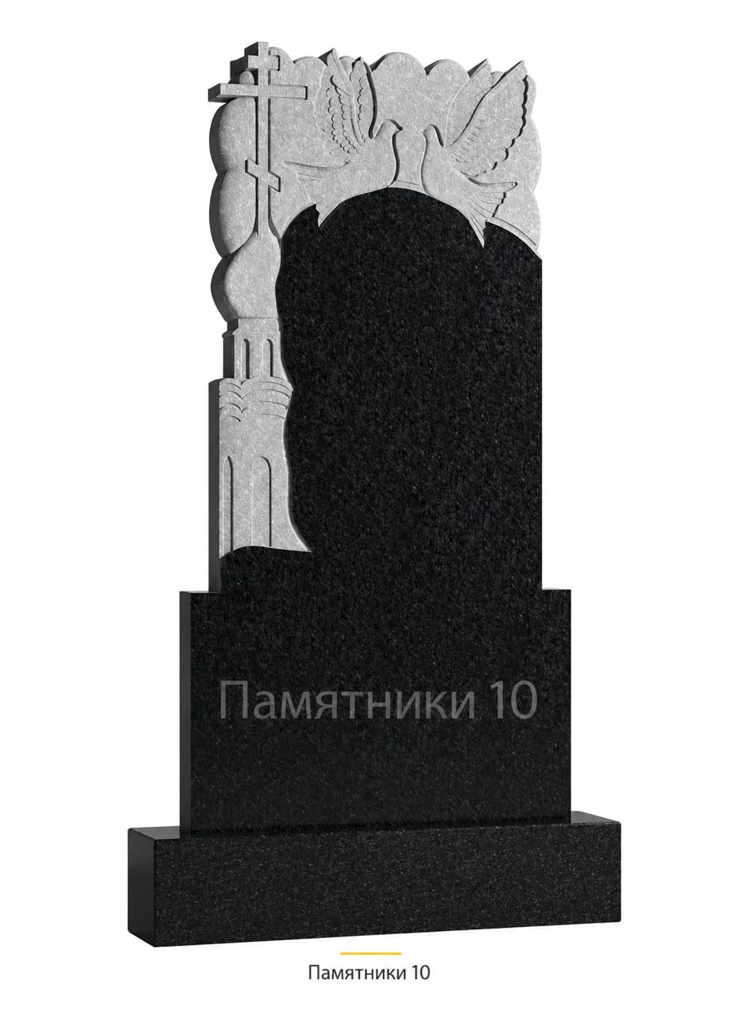 Памятник вертикальный резной РВ-156