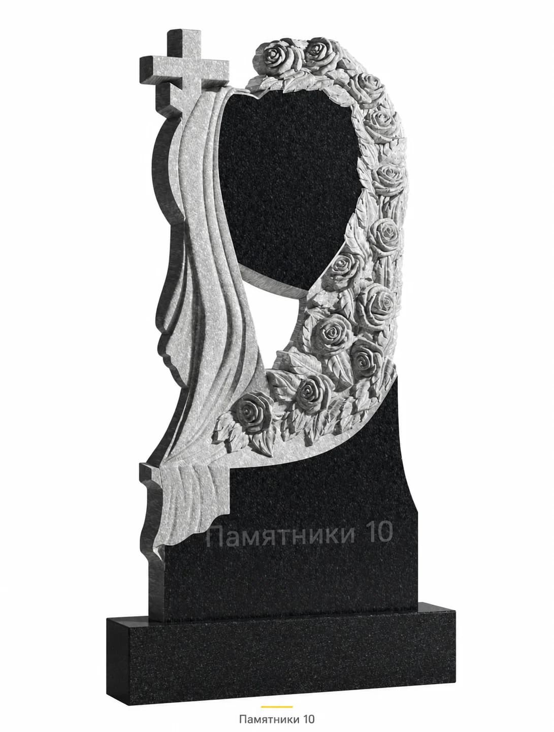 Памятник вертикальный резной РВ-26