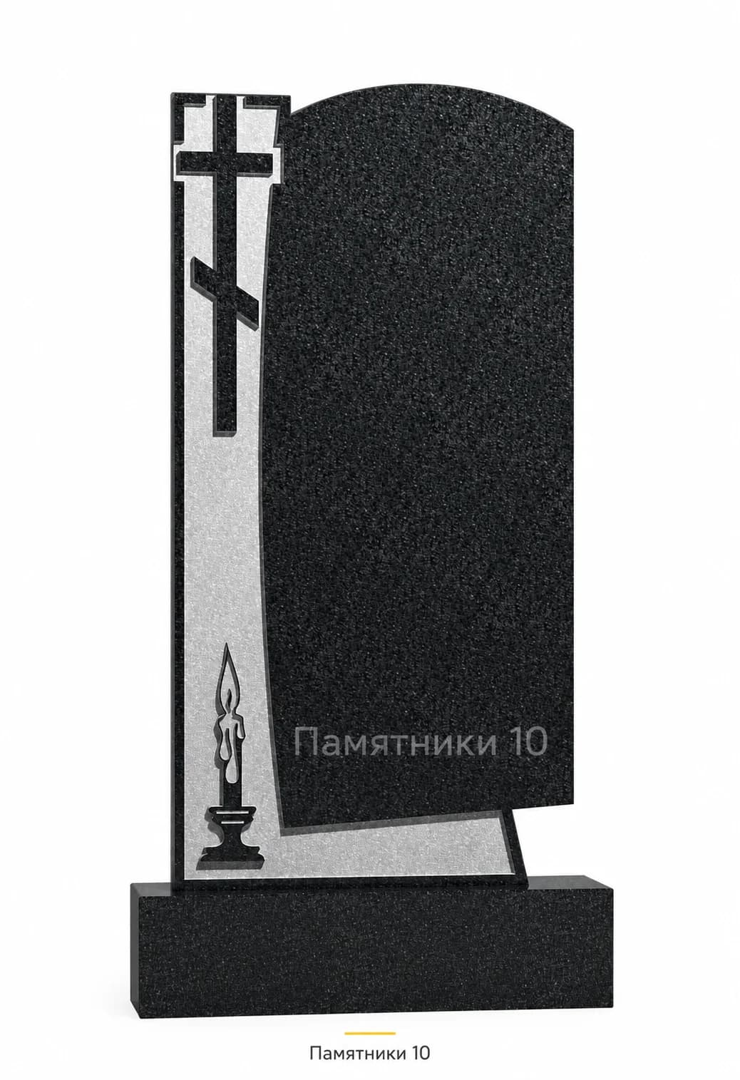 Памятник вертикальный резной РВ-117 из гранита