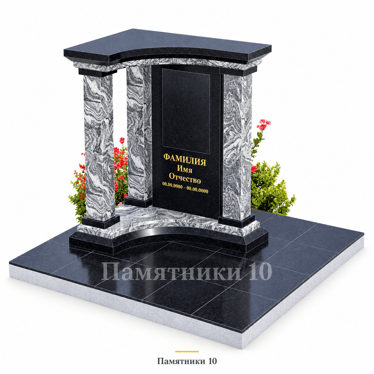 Памятник К-58 из гранита