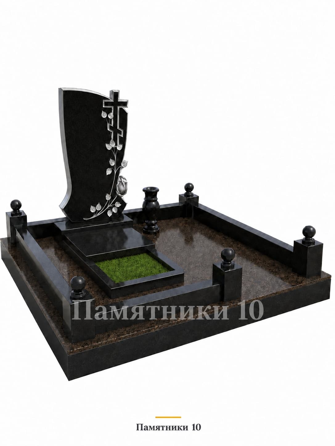 Мемориальный комплекс К-74 из гранита
